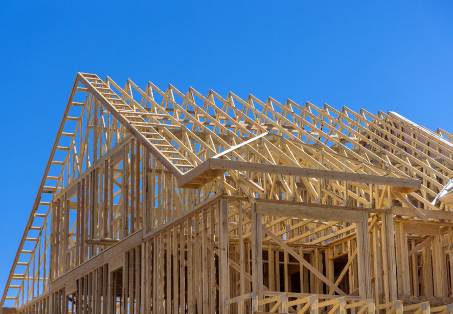 New construction for a home by Central Illinois Construct, which serves East Peoria IL