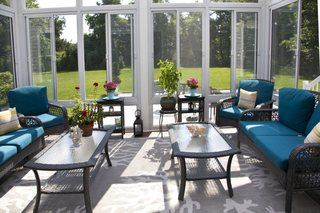 A spacious Four Season Room