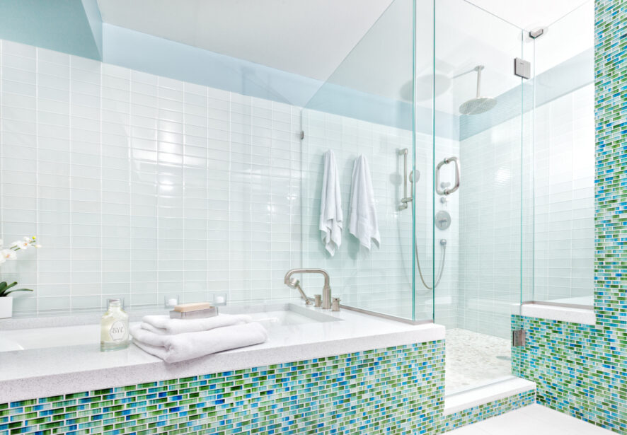 One of the shower remodels from Central Illinois Construct